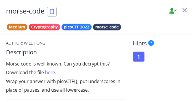 morse code